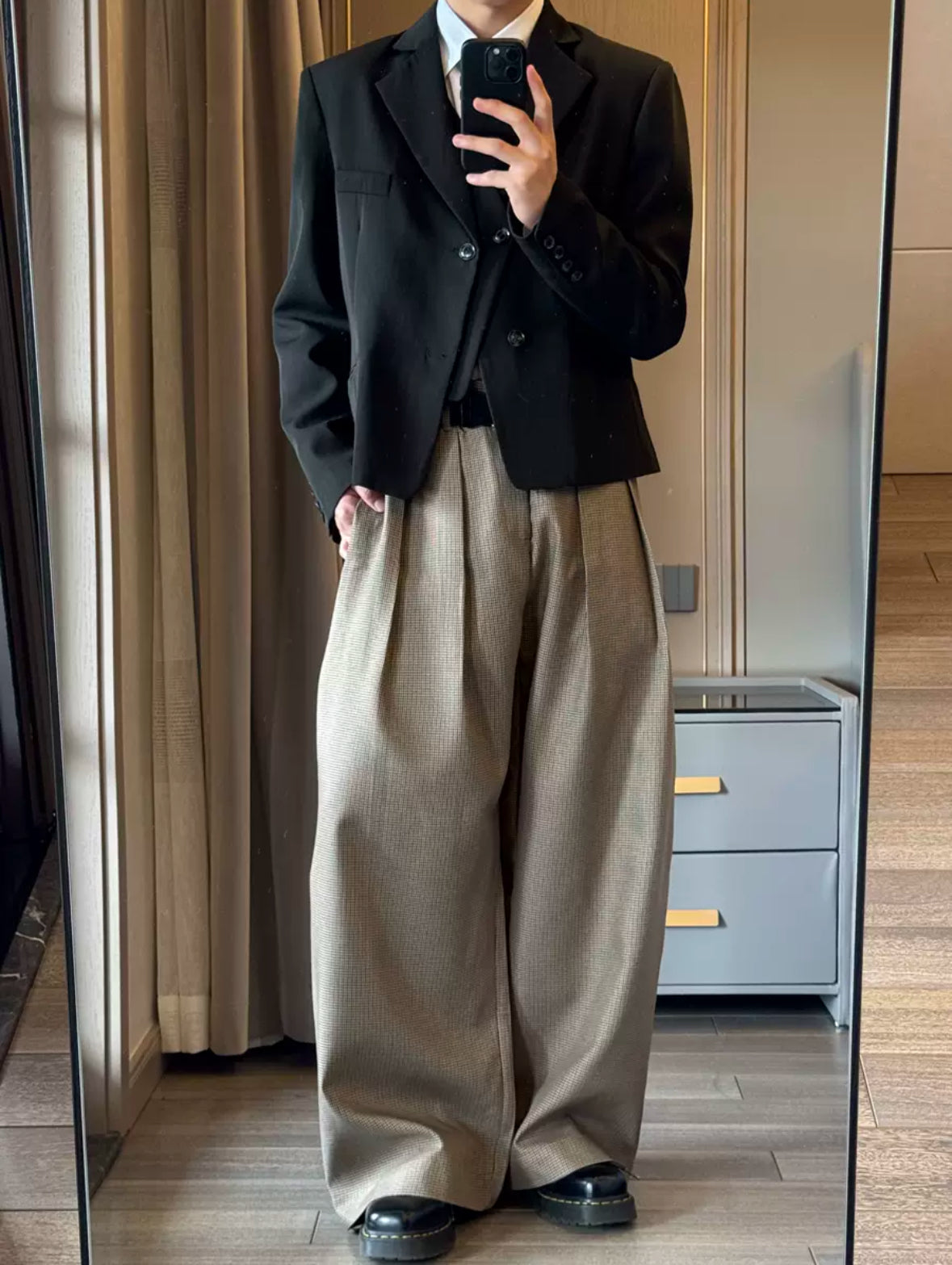 TAICHIISM WOOL TROUSERS
