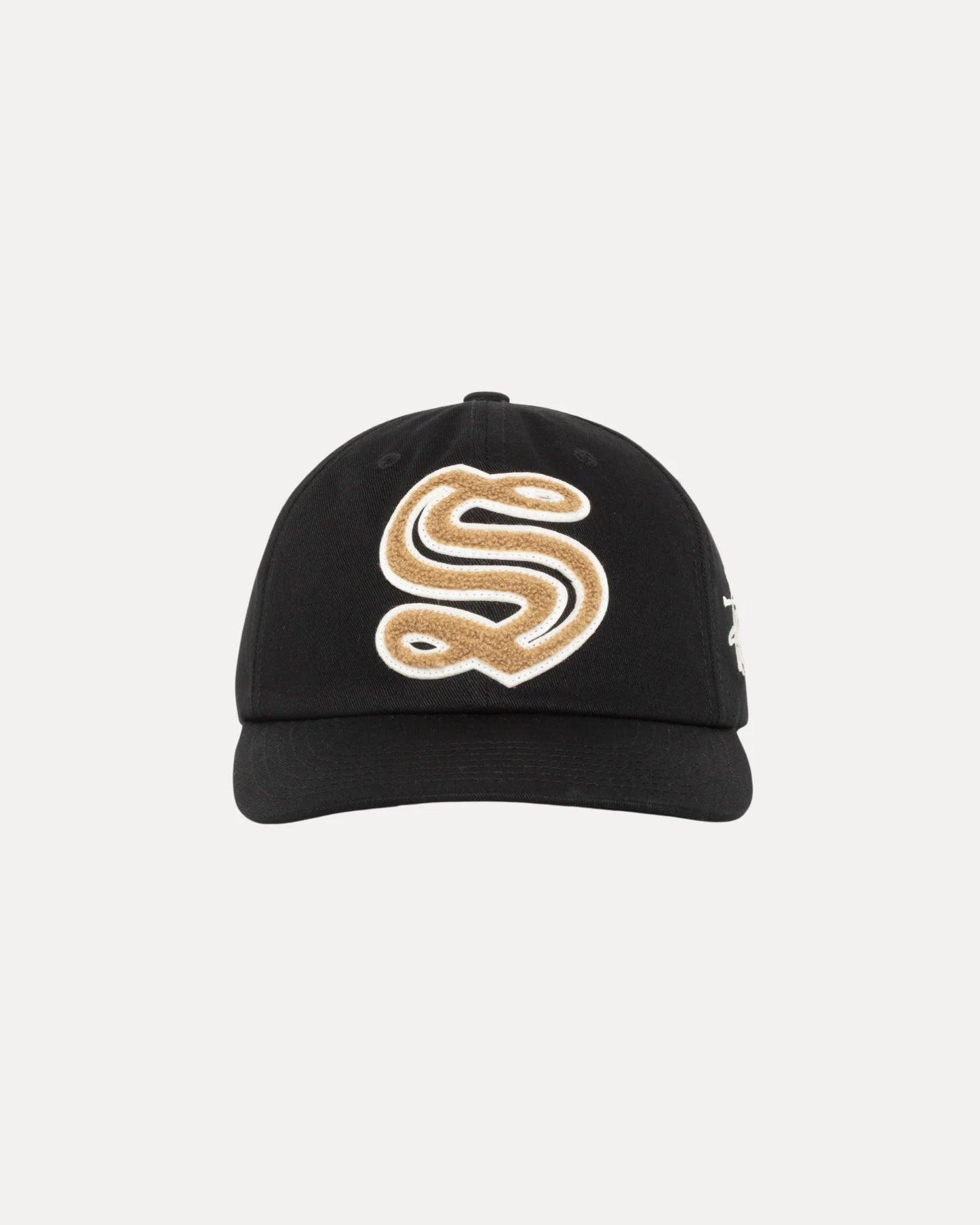 Stüssy Mid-Depth Gothic S Snapback Black