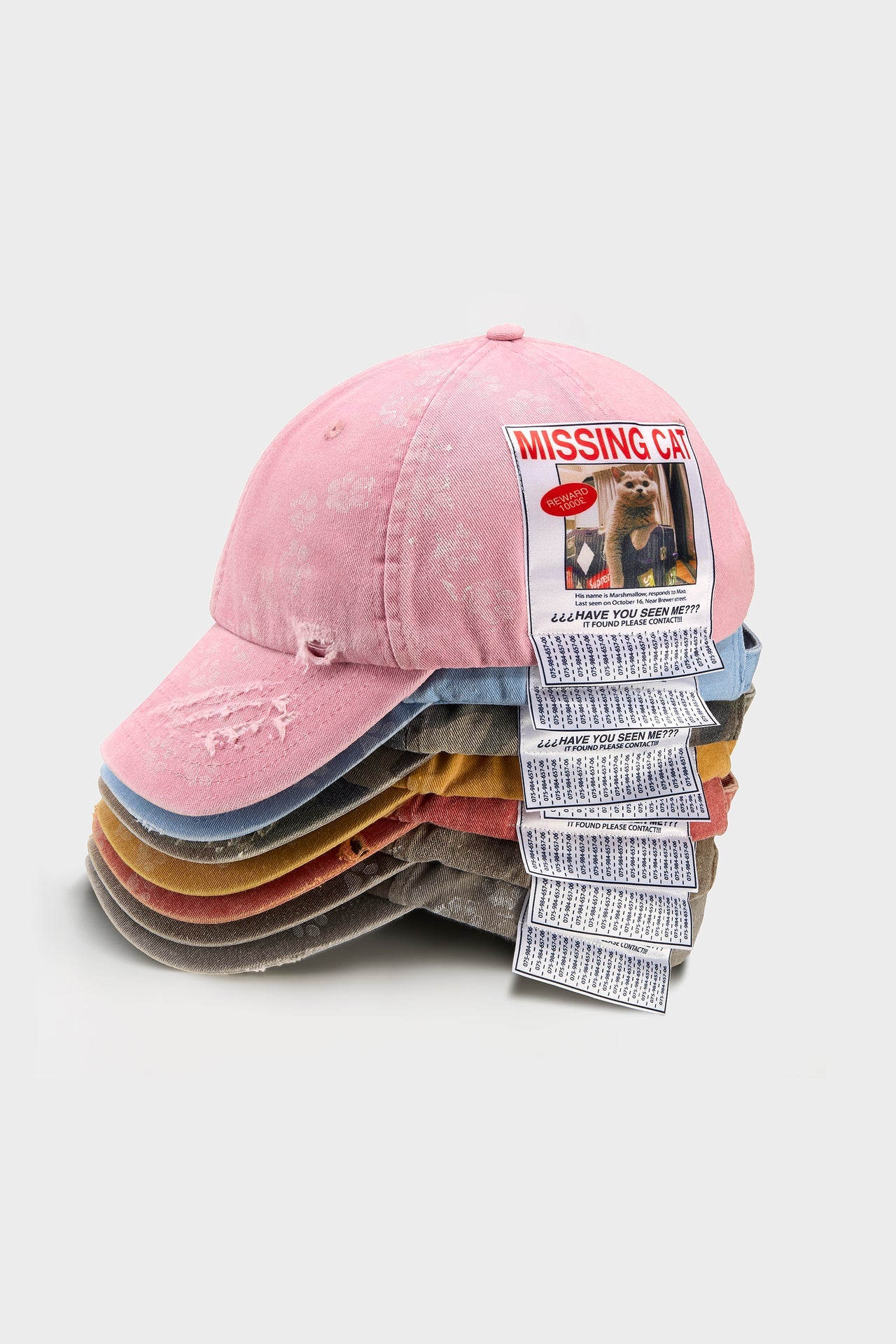 (現貨+預購)SSSTUFF MISSING CAT CAP