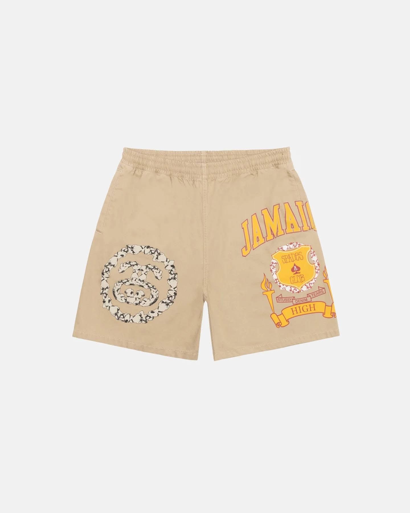 Stüssy x DENIM TEARS Jamaica High Khaki Shorts