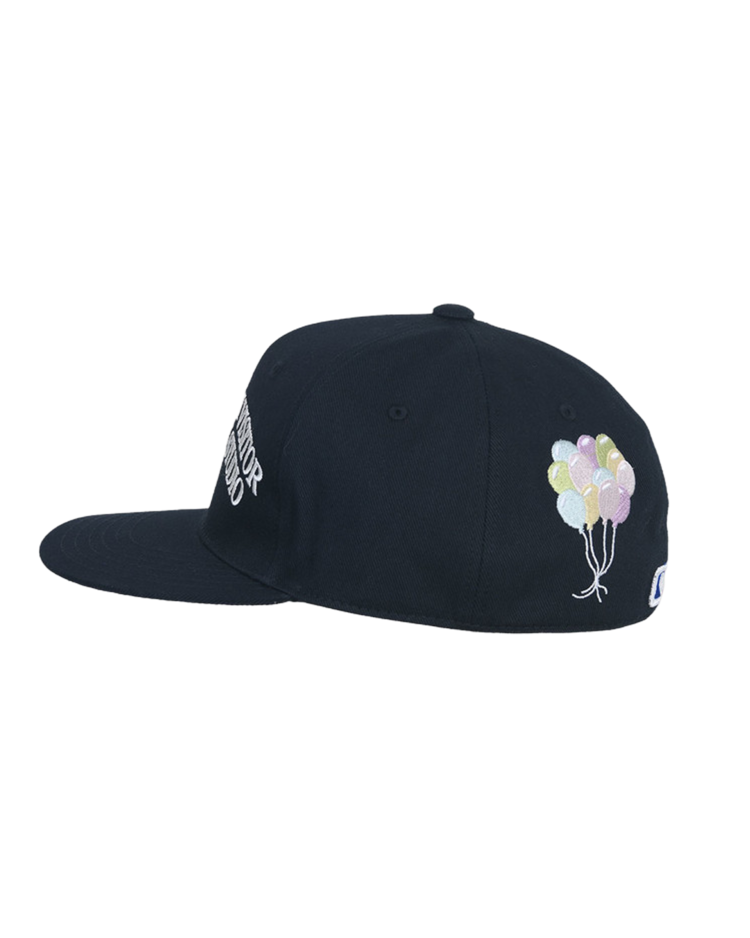THE MUSEUM VISITOR Rabbit Embroidery Cap Navy