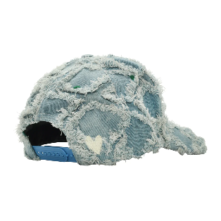 B.EAUTIFUL b.E Hat (Light Diamond Denim / White)