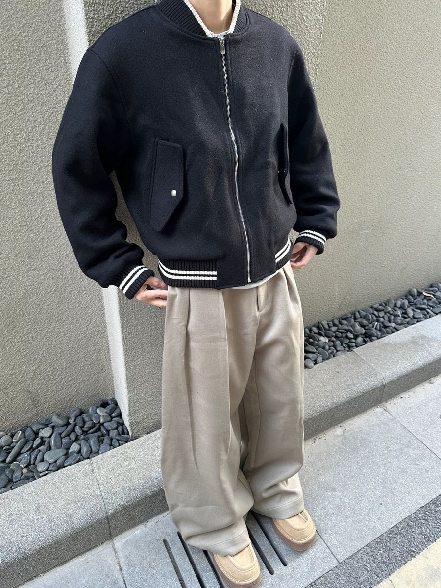 TAICHIISM WOOL TROUSERS