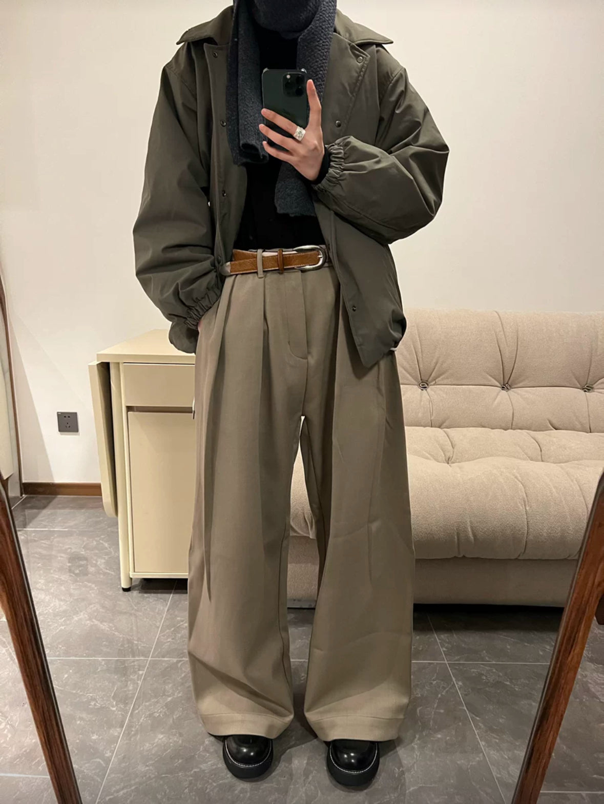TAICHIISM WOOL TROUSERS
