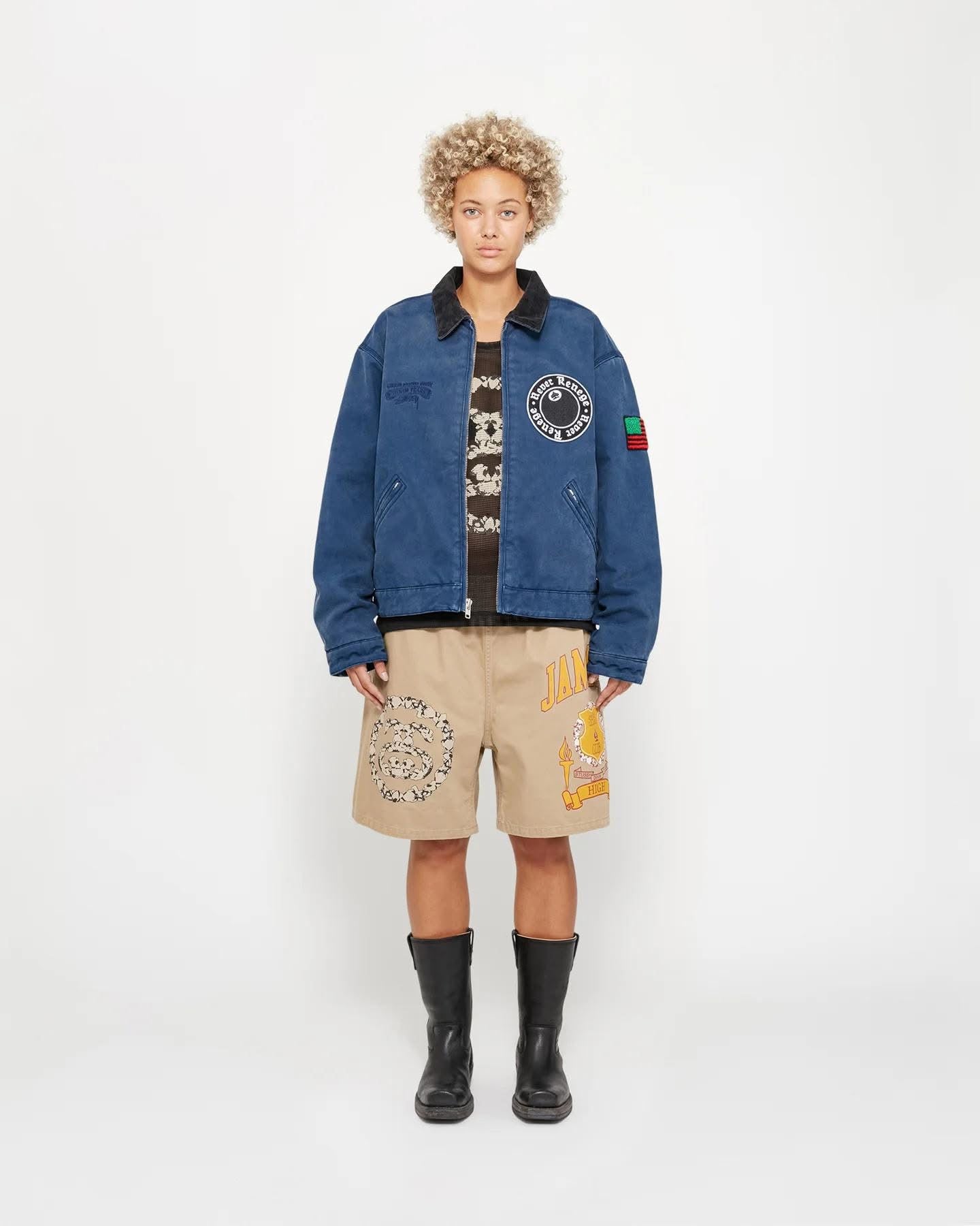 Stüssy x DENIM TEARS Jamaica High Khaki Shorts