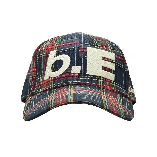 B.EAUTIFUL b.E Hat (Blue Plaid / White)