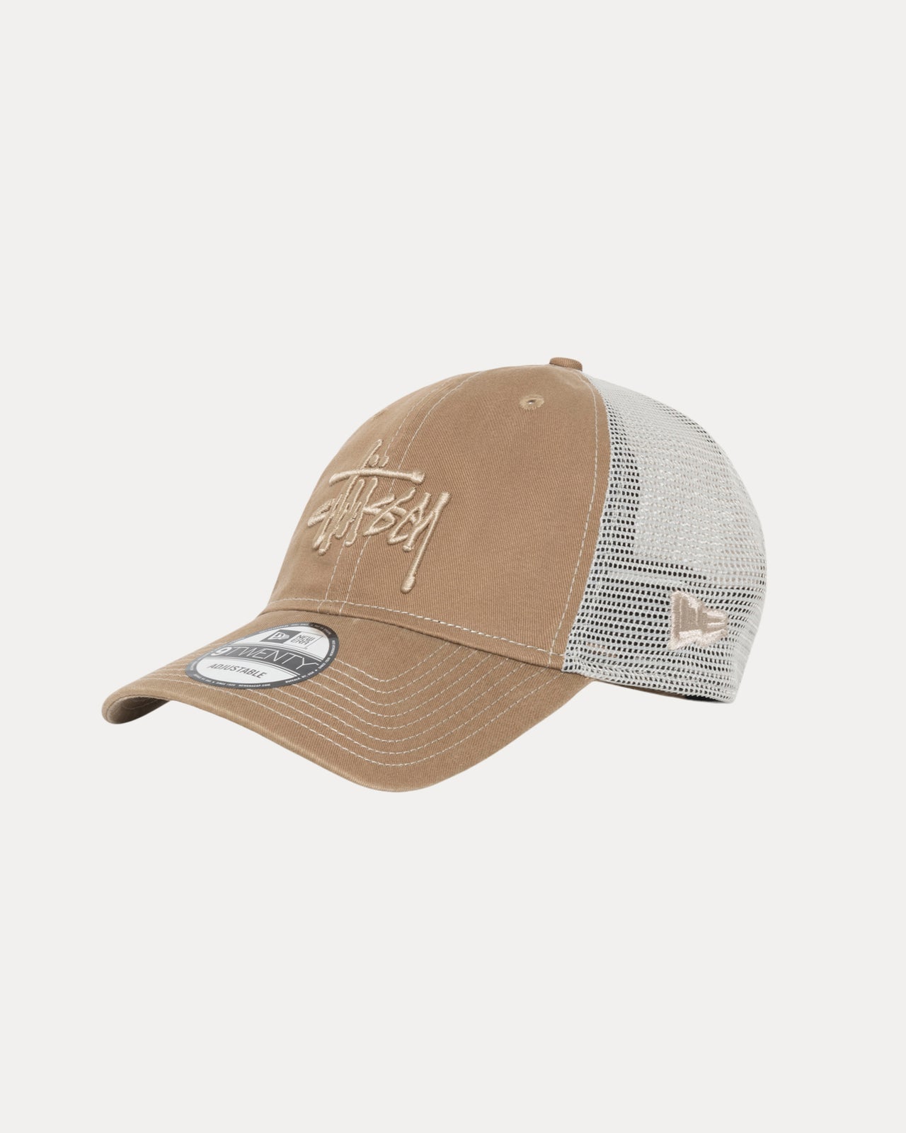 Stüssy NEW ERA 9TWENTY Tonal Basic Trucker Cap Khaki