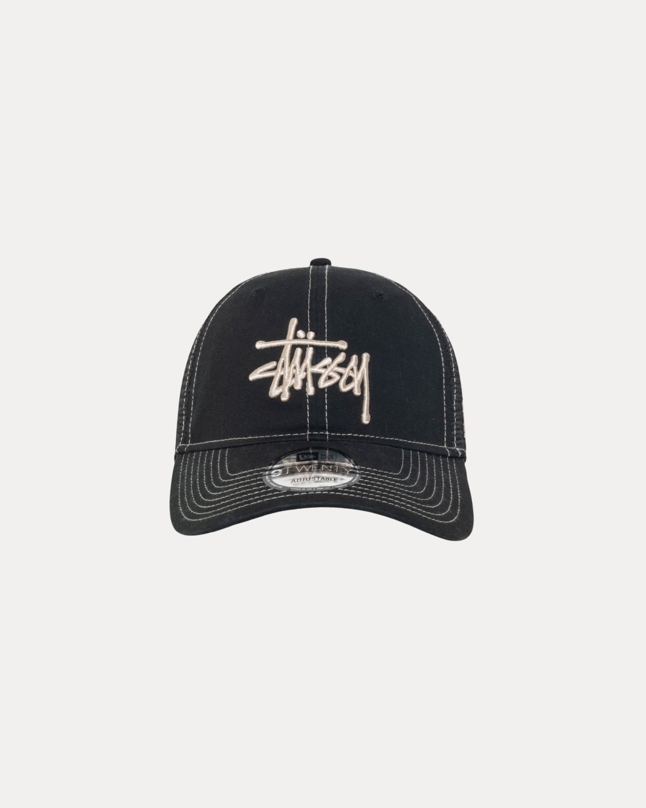 Stüssy NEW ERA 9TWENTY Tonal Basic Trucker Cap Black