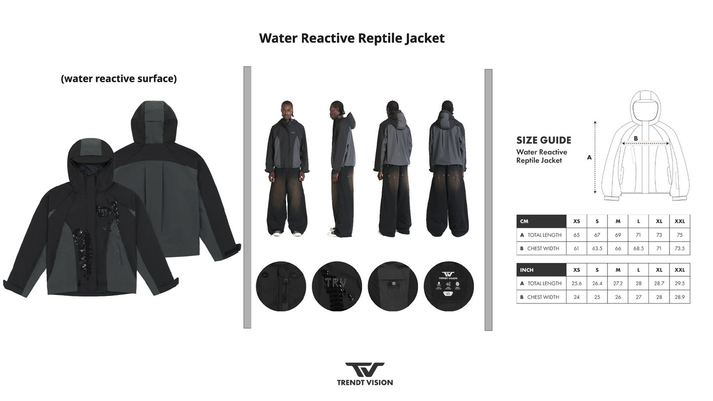 TRENDT VISION 【B.1】Water Reactive Reptile Jacket