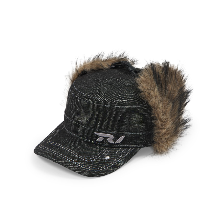 TRENDT VISION 【C.6】Raw Denim Fur Cap