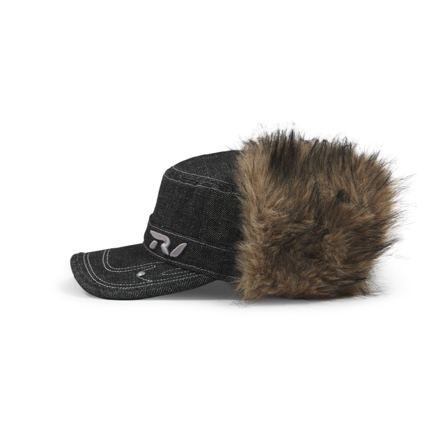 TRENDT VISION 【C.6】Raw Denim Fur Cap