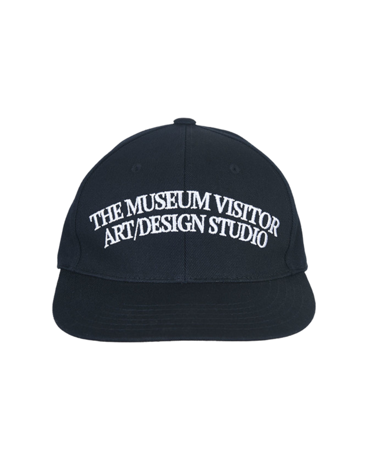 THE MUSEUM VISITOR Rabbit Embroidery Cap Navy