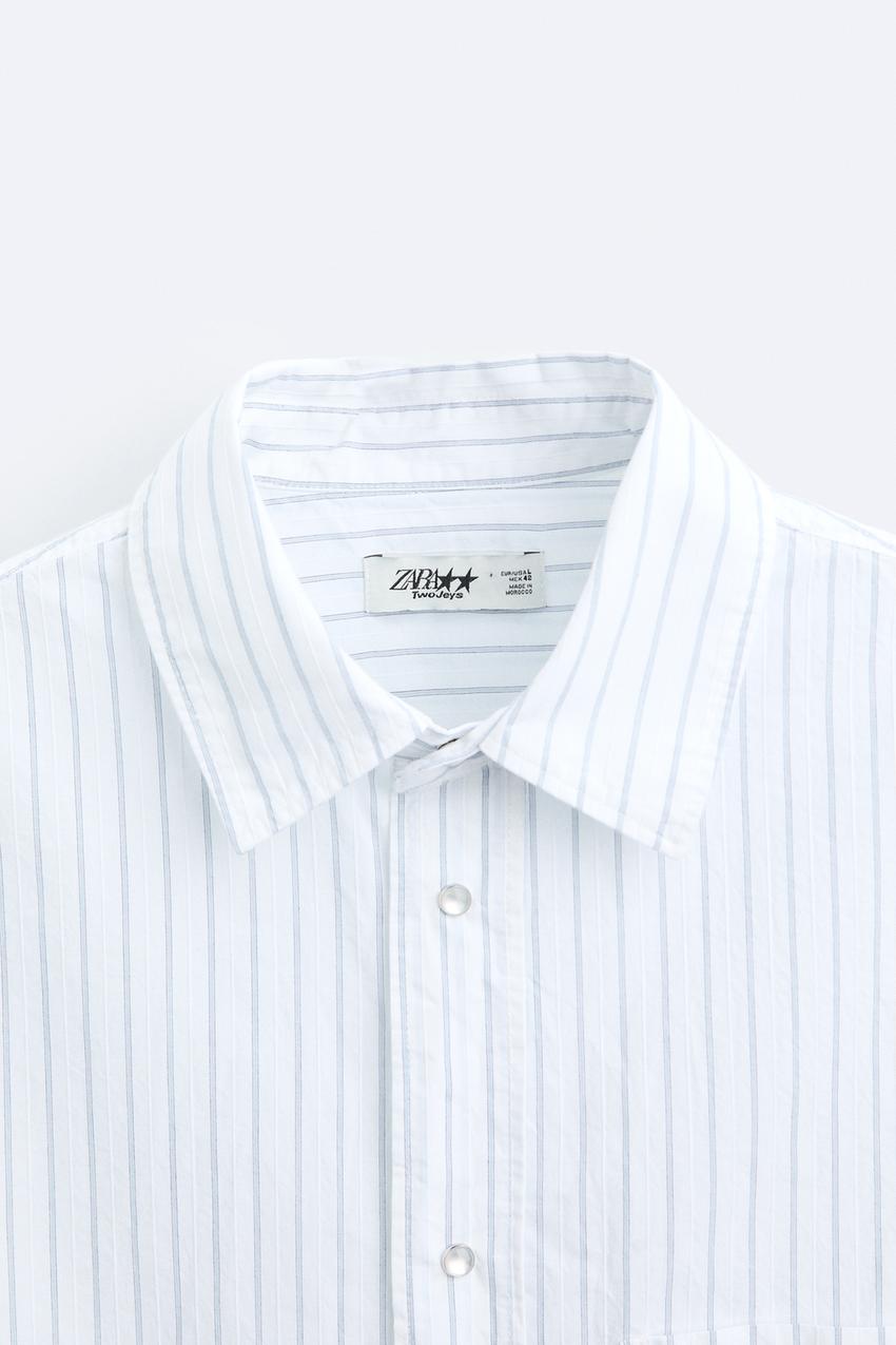 ZARA X TWOJEYS Striped Shirt