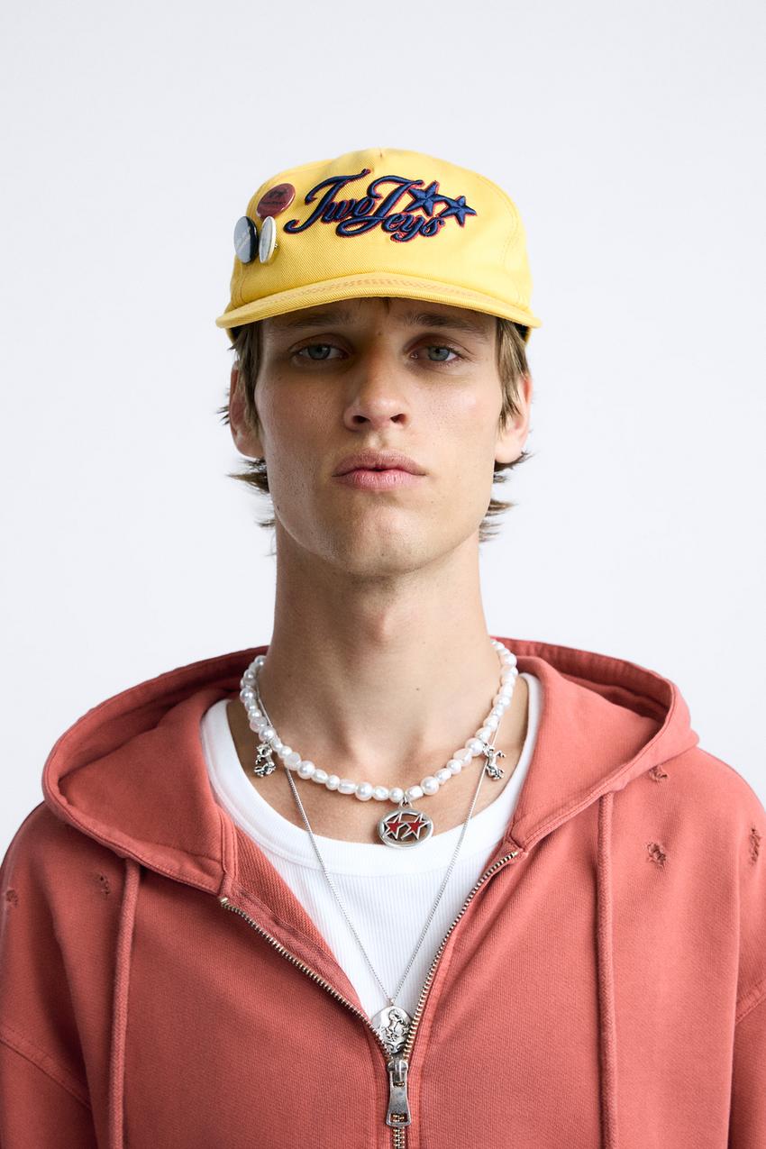 ZARA X TWOJEYS Cap With Flat Visor And Pins