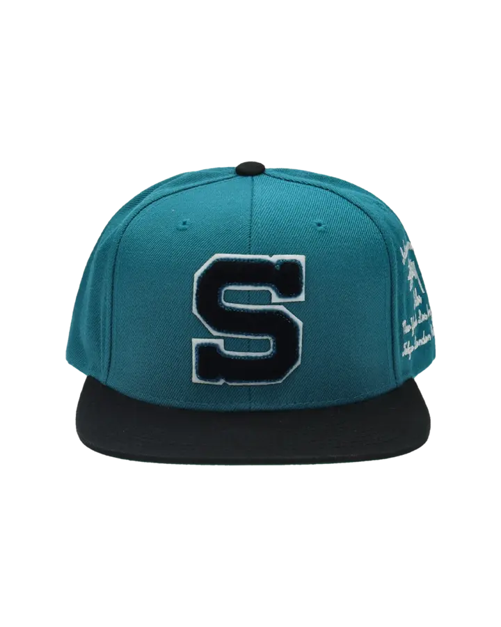 STUSSY CHENILLE S CAP TURQUOISE