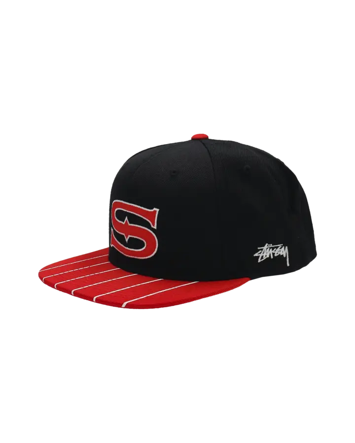 STUSSY PINSTRIPE S CAP