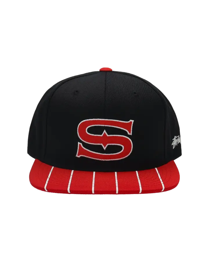 STUSSY PINSTRIPE S CAP