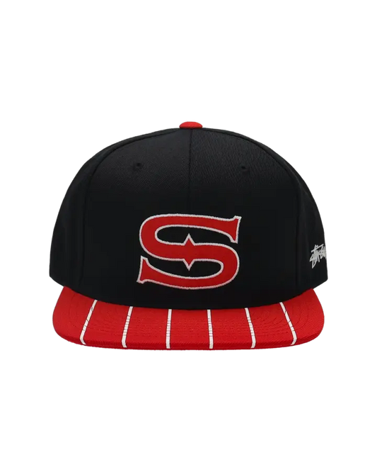 STUSSY PINSTRIPE S CAP