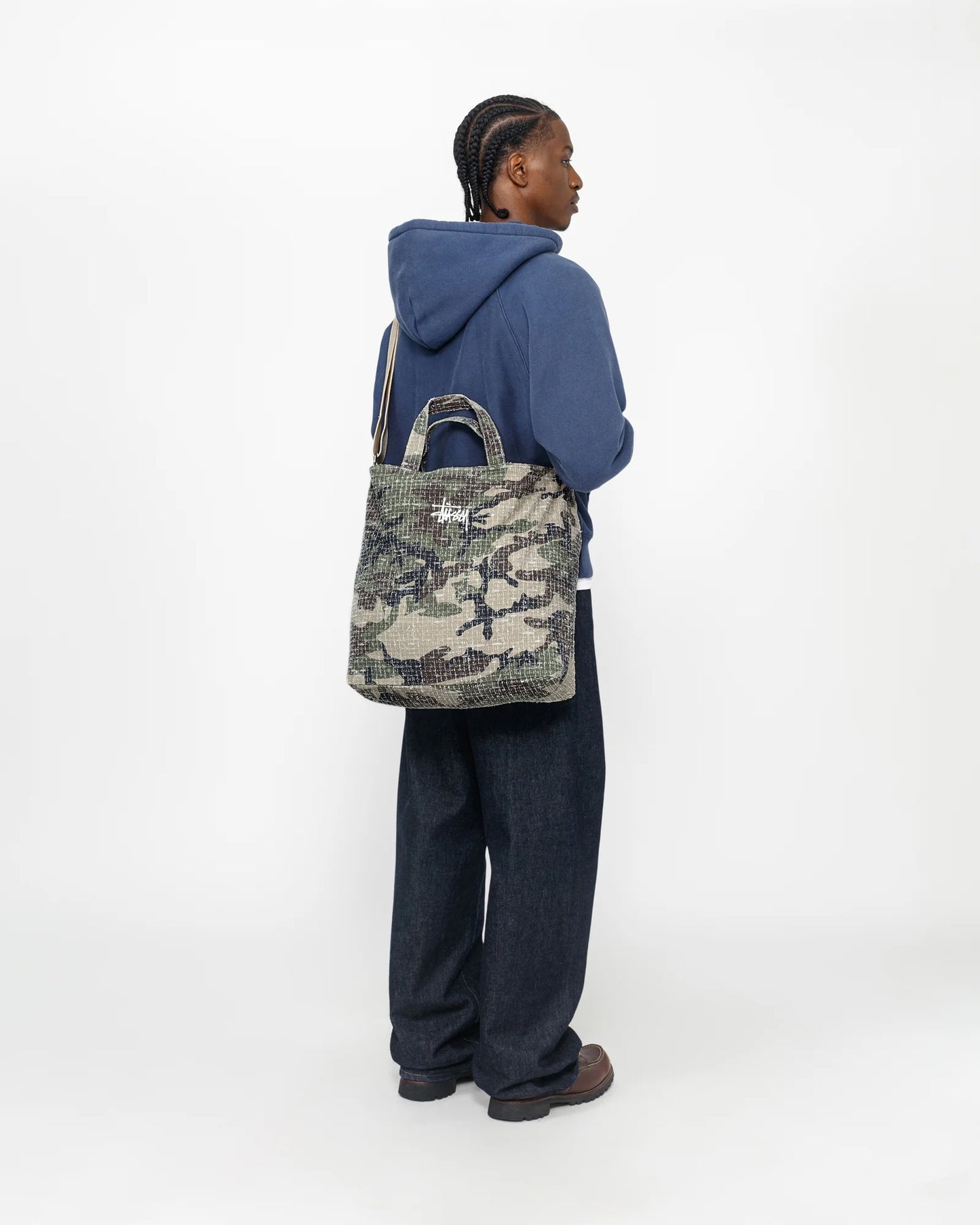 Stüssy Needle Punch Crossbody Bag CAMO