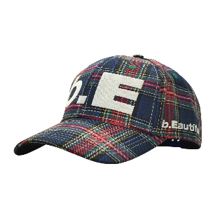 B.EAUTIFUL b.E Hat (Blue Plaid / White)