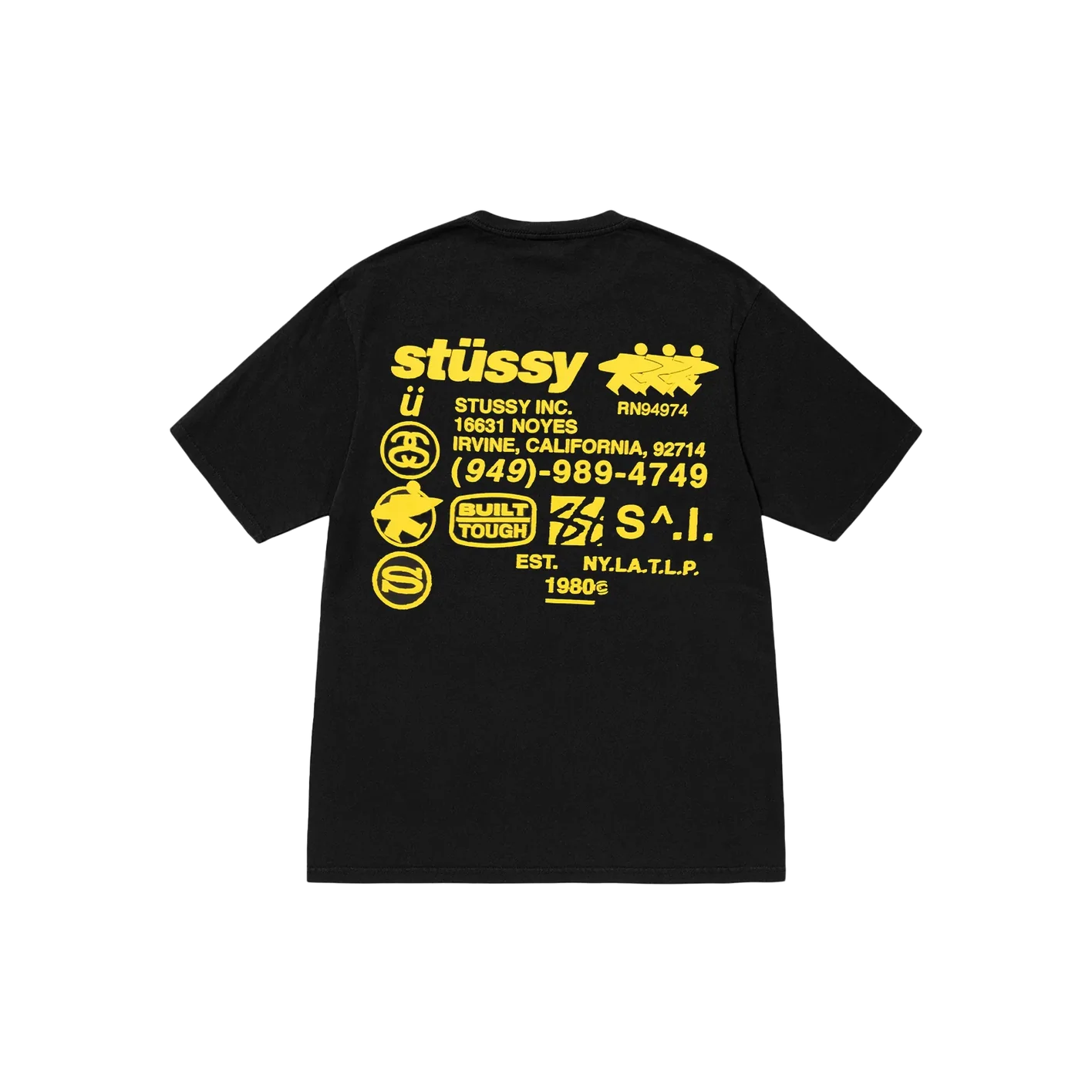 Stüssy Dna Pig.Dyed Tee BLACK