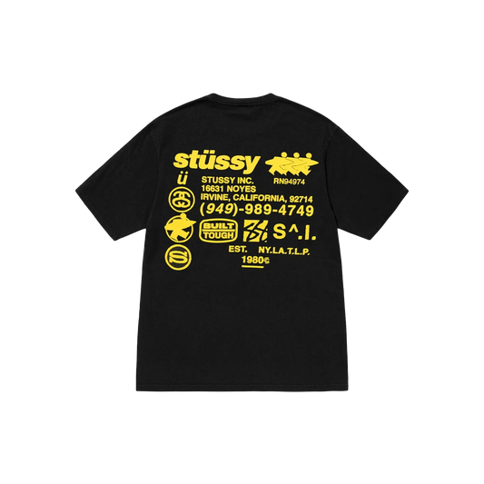 Stüssy Dna Pig.Dyed Tee BLACK