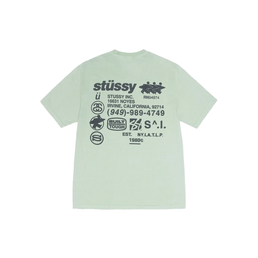 Stüssy Dna Pig.Dyed Tee GRANITE