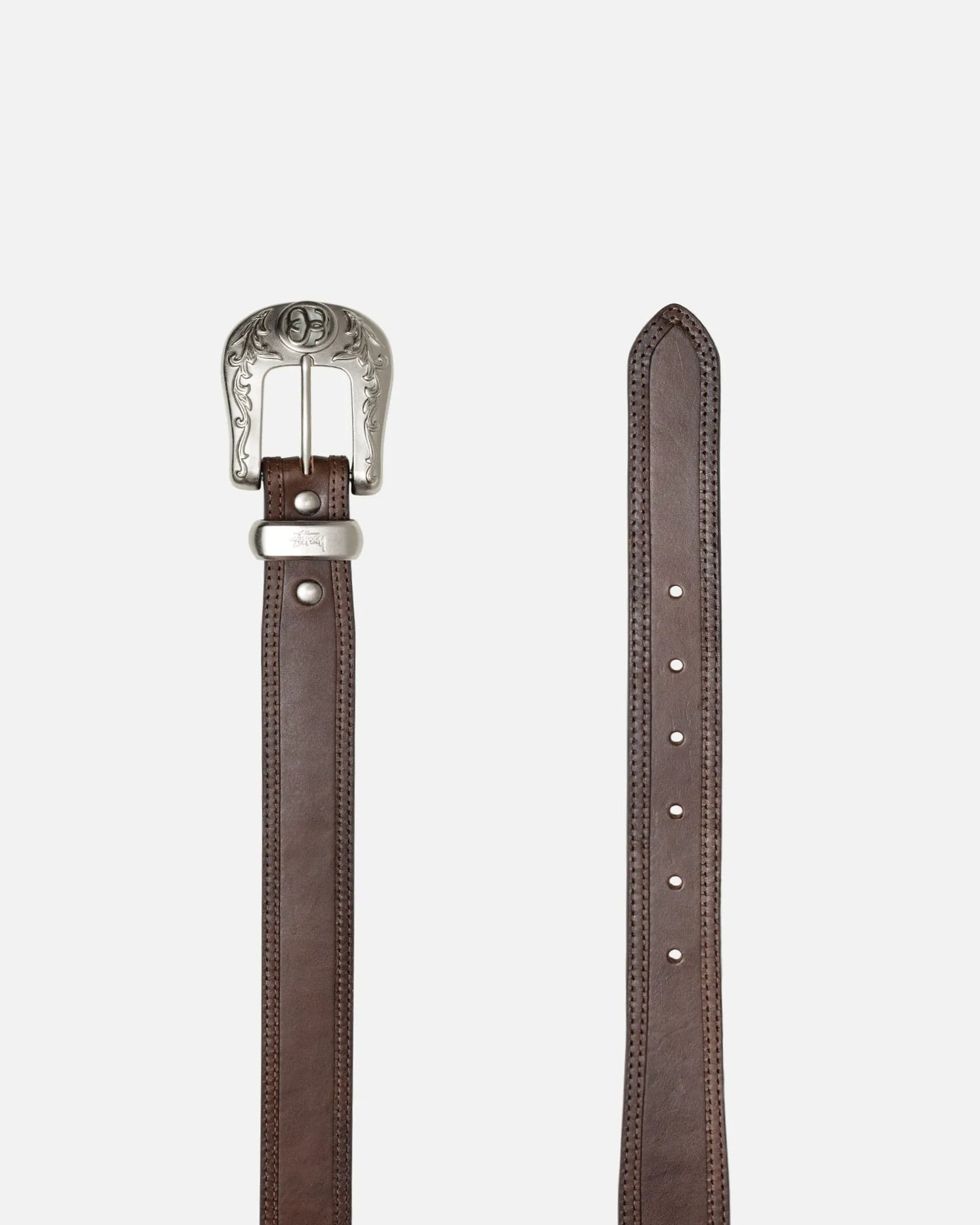 Stüssy SS-link Cowboy Belt BROWN