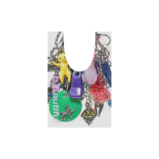 B.EAUTIFUL Keychains Reusable Bag Mini (White)
