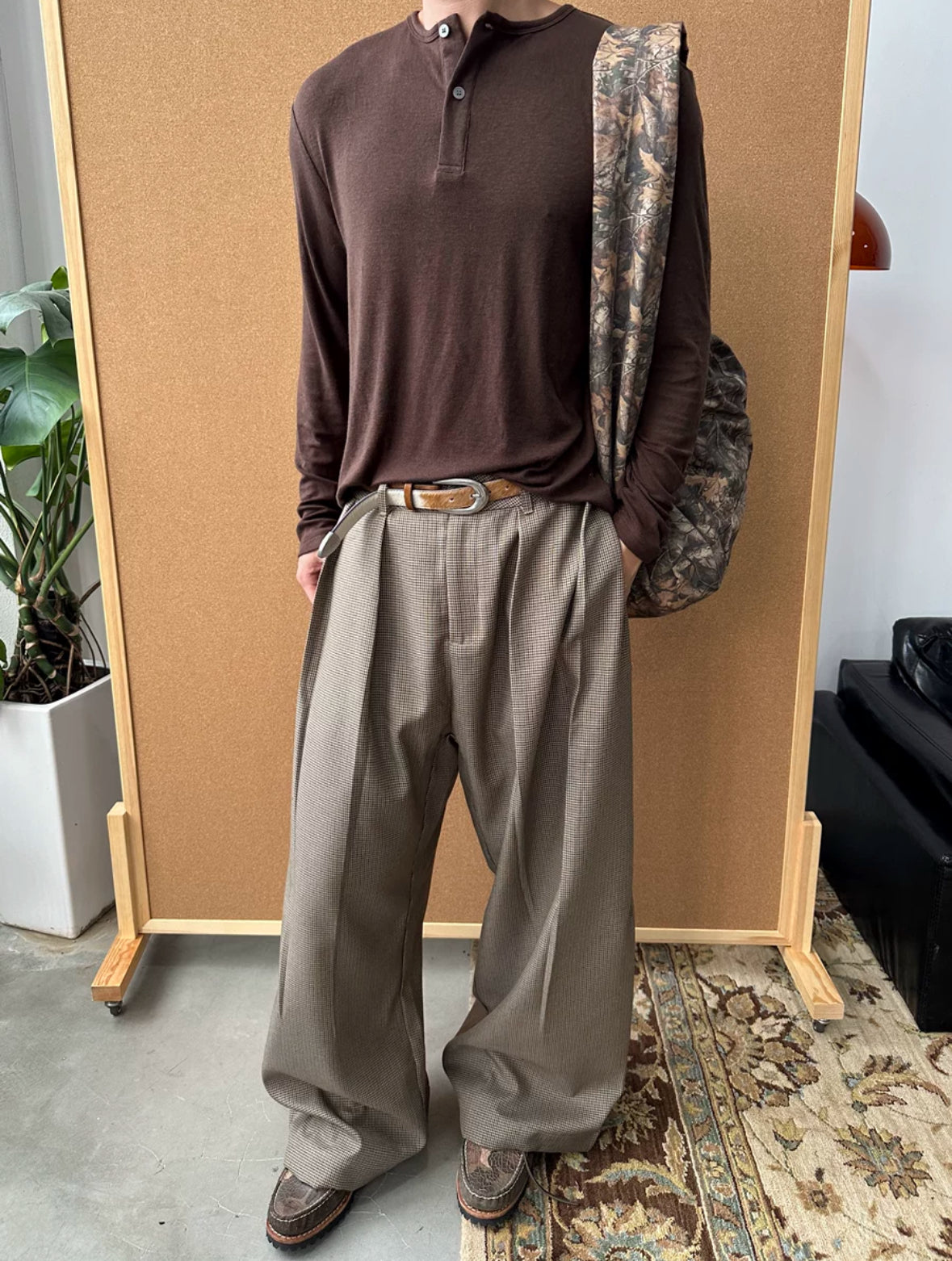 TAICHIISM WOOL TROUSERS
