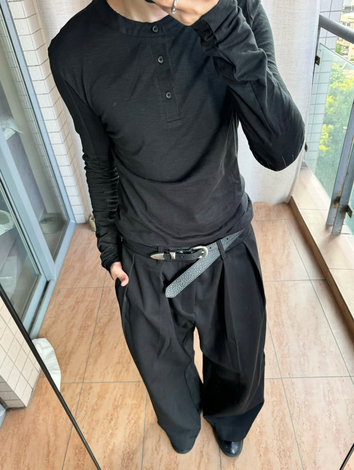TAICHIISM WOOL TROUSERS