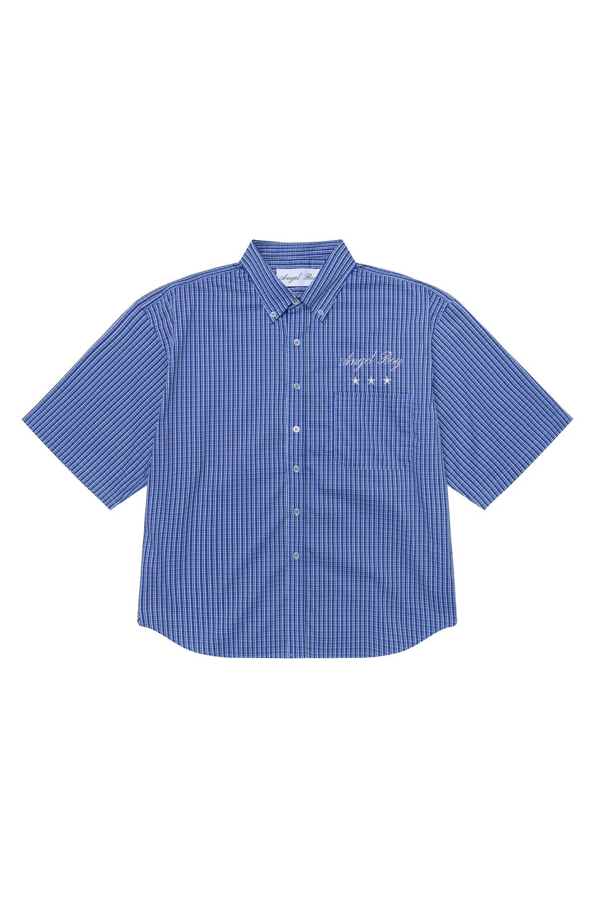 ANGEL BOY BLUE CHECKERED SHIRT
