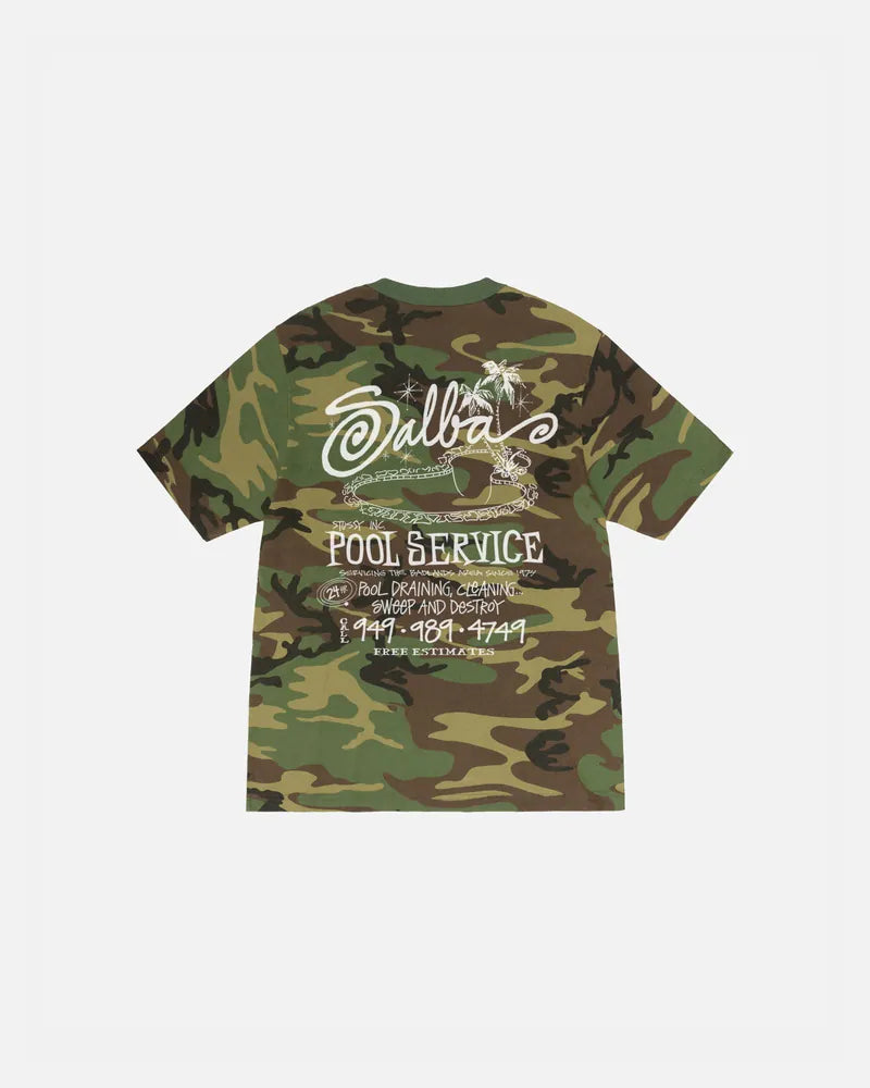 Stüssy Pool Service Tee Pigment Camo