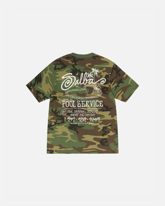 Stüssy Pool Service Tee Pigment Camo