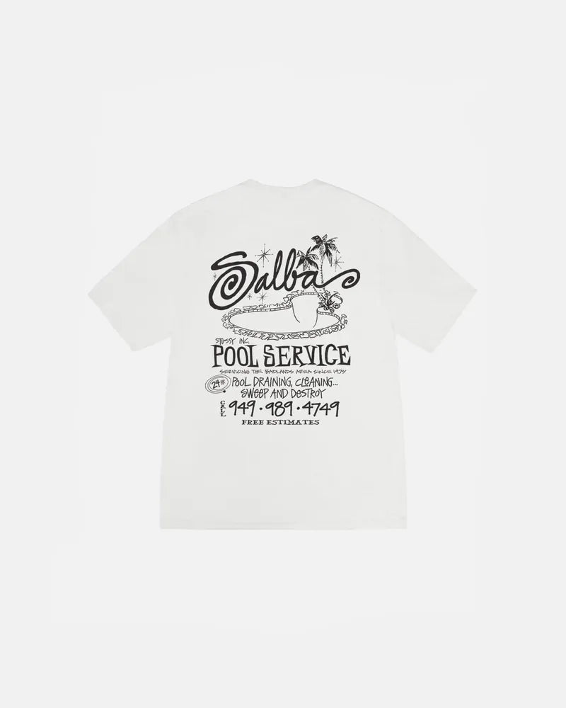 Stüssy Pool Service Tee Pigment Dyed Natural