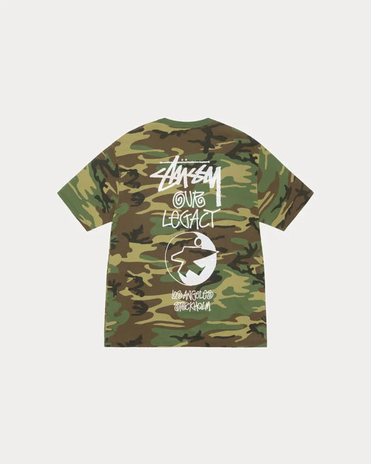 Stüssy x OUR LEGACY Work Shop Surfman Tee Pigment Dyed Camo