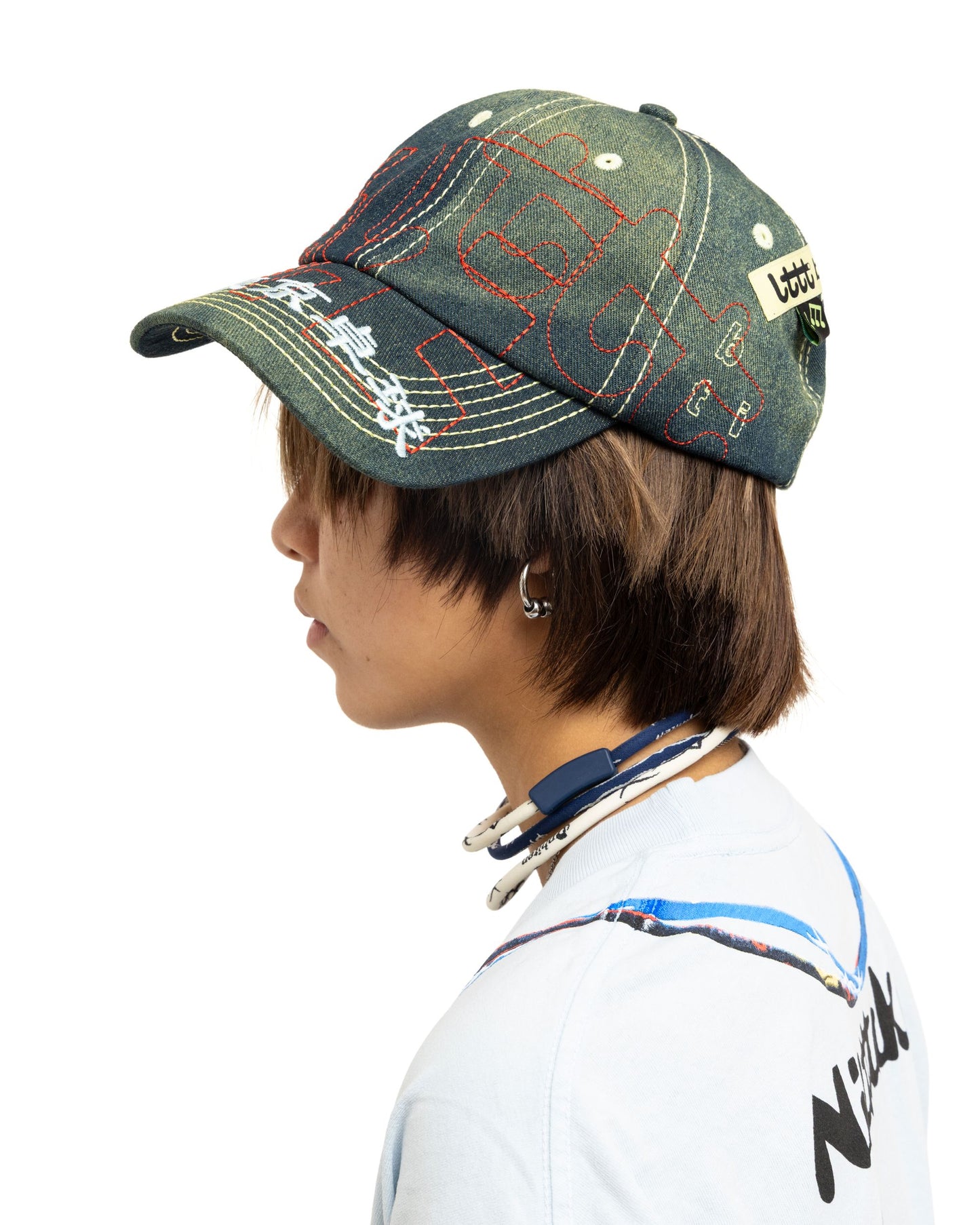 b.Eautiful x LTTT Vapor Hat Fade Denim / Red