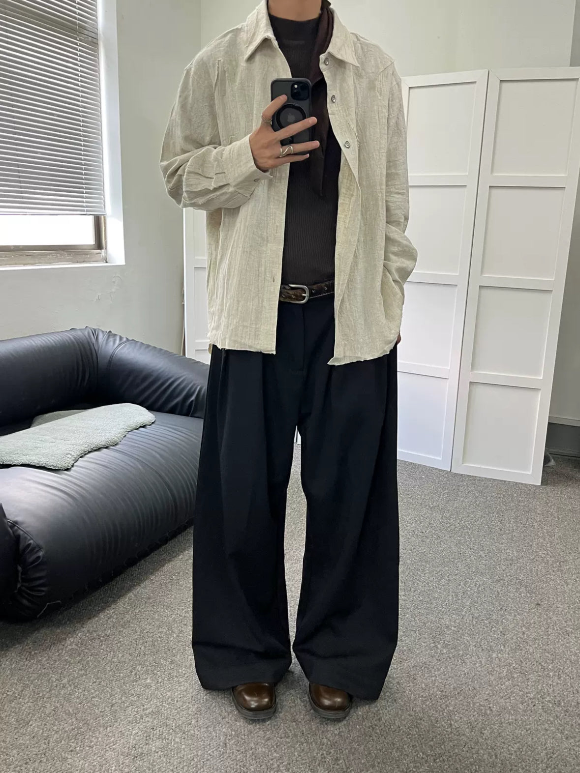 TAICHIISM WOOL TROUSERS