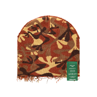 B.EAUTIFUL b.e Camo Beanie (Sand / Brown)