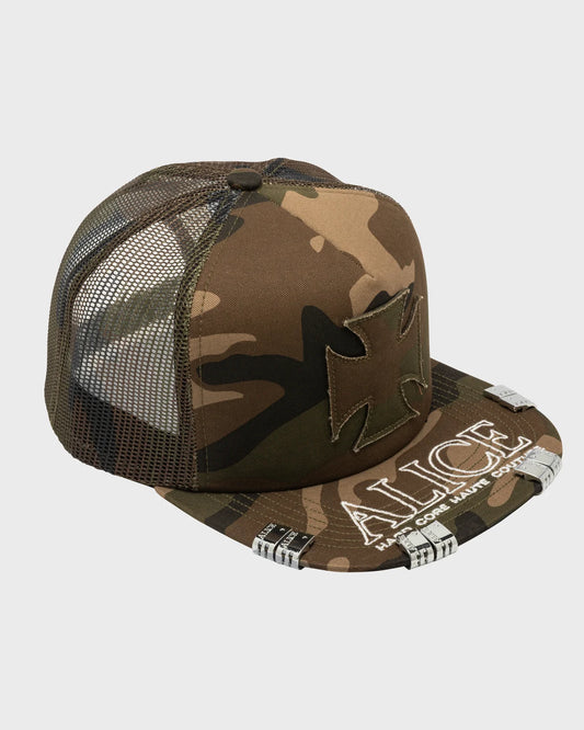 ALICE HOLLYWOOD Atelier Trucker Cap Camo