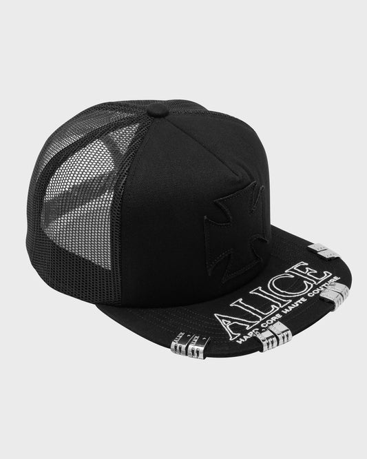 ALICE HOLLYWOOD Atelier Trucker Cap Black