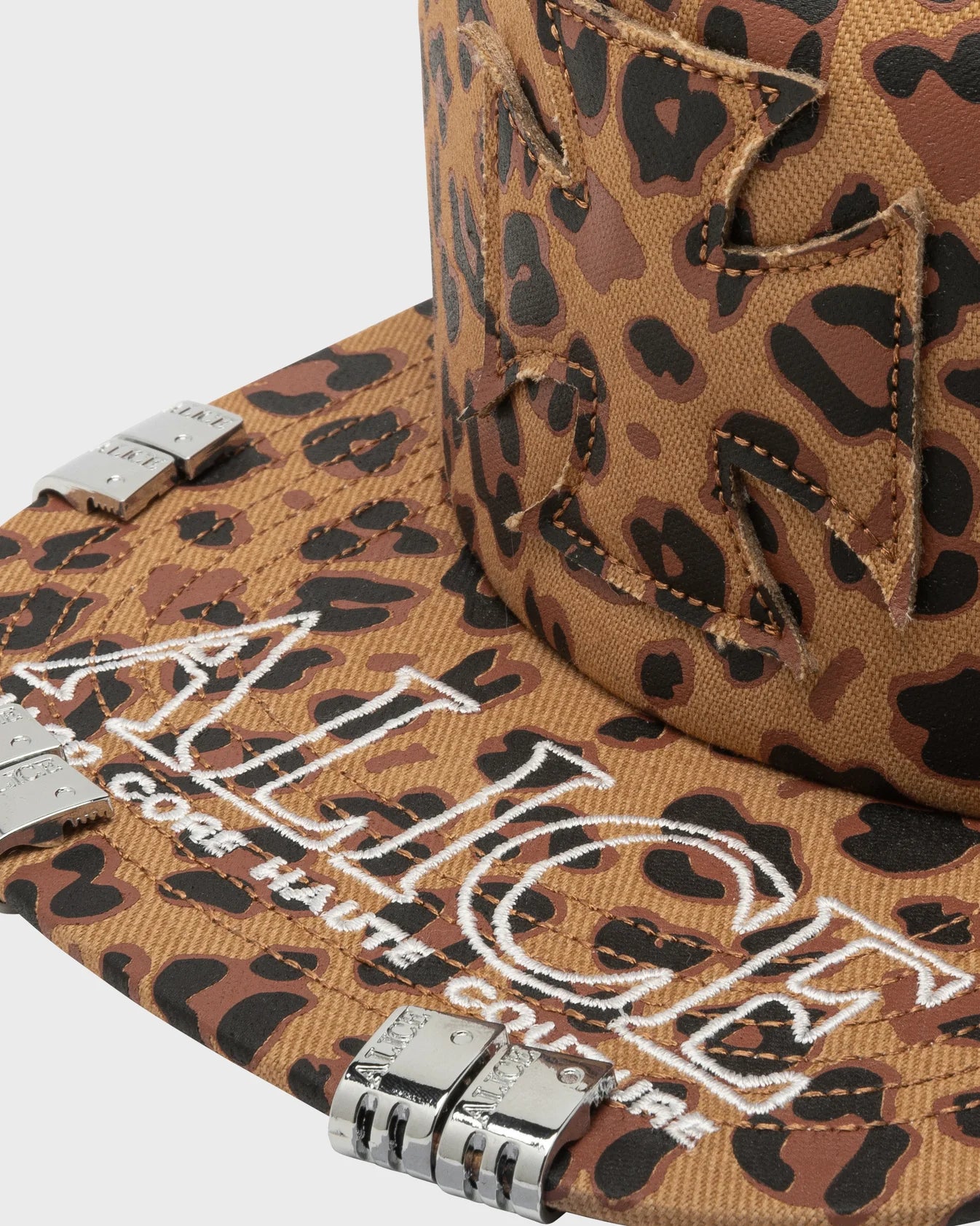 ALICE HOLLYWOOD Atelier Trucker Cap Leopard