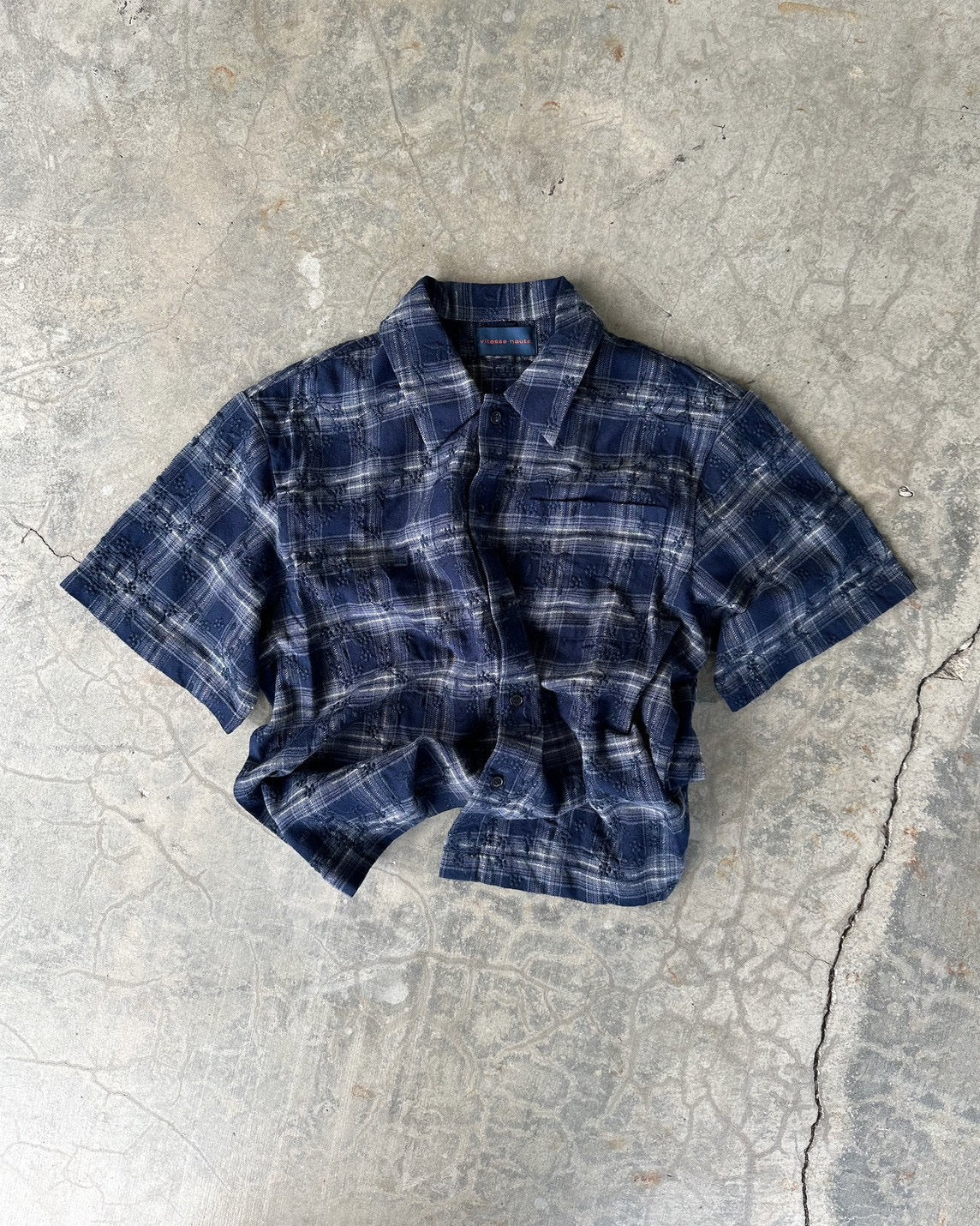 VITESSEHAUTE Embroidered Short Shirt
