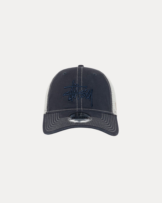 Stüssy NEW ERA 9TWENTY Tonal Basic Trucker Cap Navy
