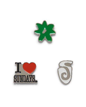 SUNDAYS Pin Set
