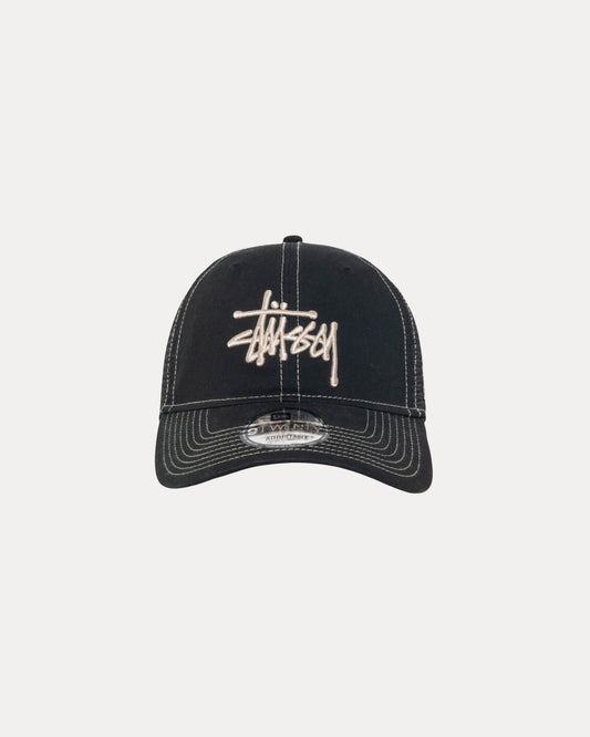 Stüssy NEW ERA 9TWENTY Tonal Basic Trucker Cap Black