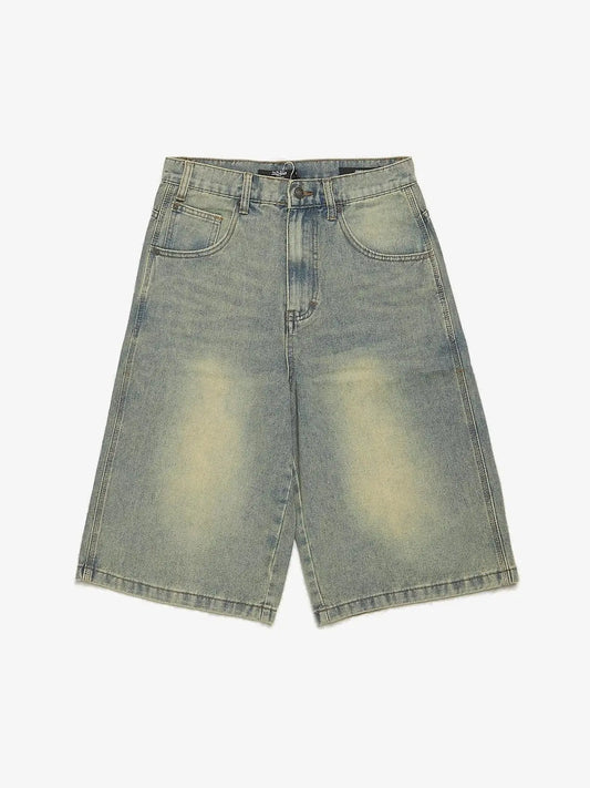 JADED LONDON Light Wash Jumbo Jorts