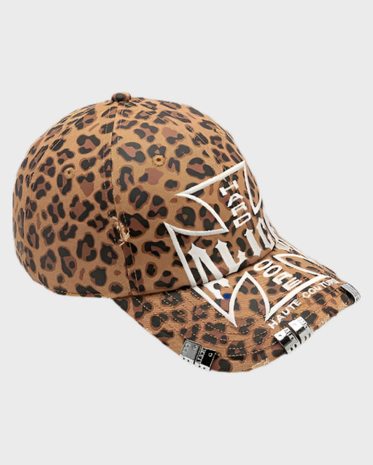 ALICE HOLLYWOOD Moto Couture Cap Leopard