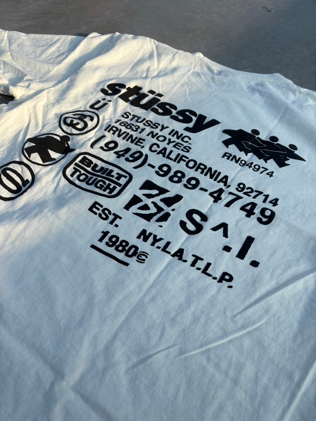 Stüssy Dna Pig.Dyed Tee NATURAL