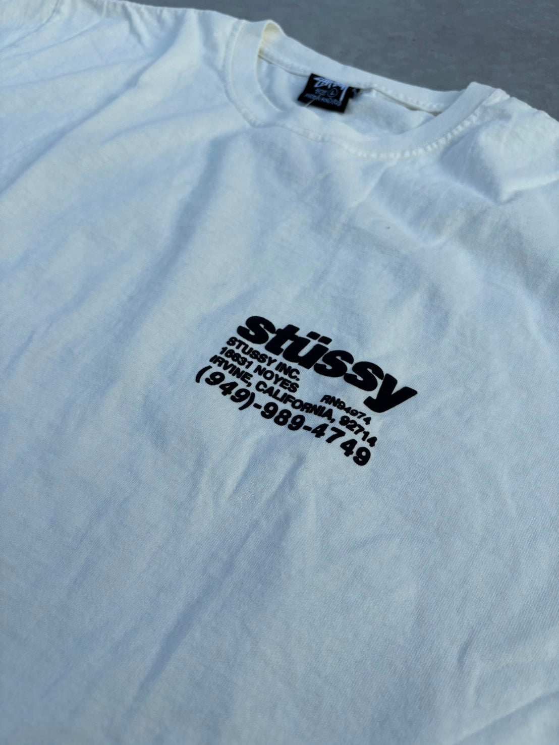 Stüssy Dna Pig.Dyed Tee NATURAL